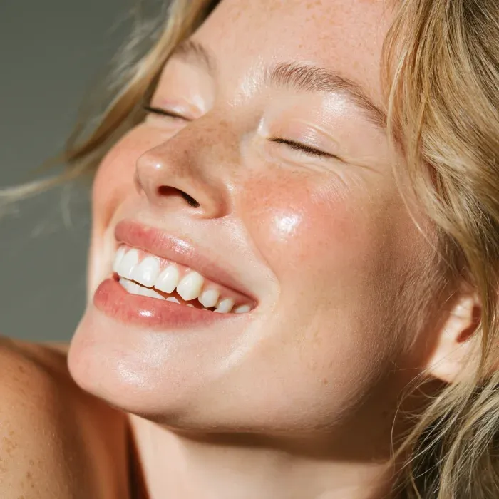 Woman with a bright smile